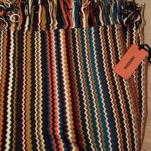 **LAST 1** Missoni knit chevron scarf